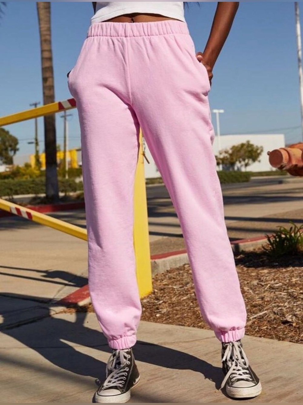Brandy Melville Pink Joggers